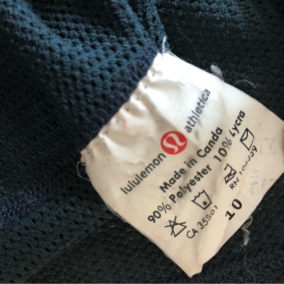 Lululemon Racerback Mesh Tank Top Made in Canada Size 10 - Picture 8 of 9